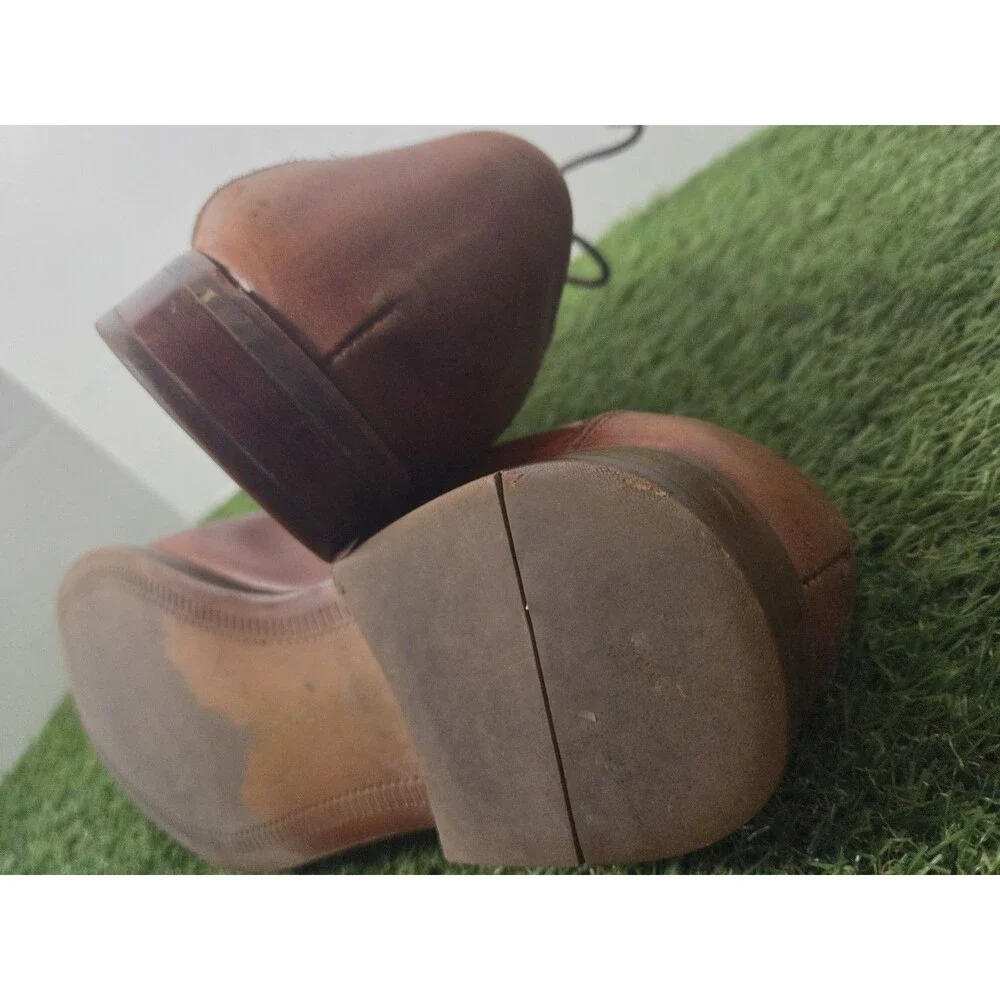 Cole Haan Lenox Hill Oxfords Cognac Leather Shoes Means 12 M